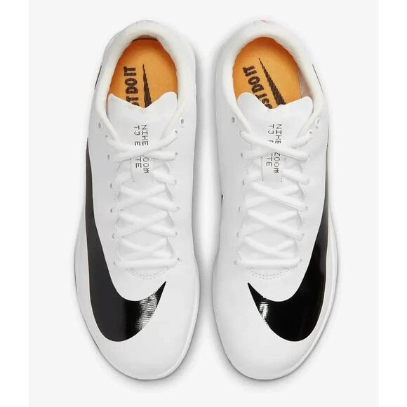 Nike Triple Jump Elite 2 Track Spikes Mens Size 9.5 White Black AO0808-101 NEW - Picture 4 of 10